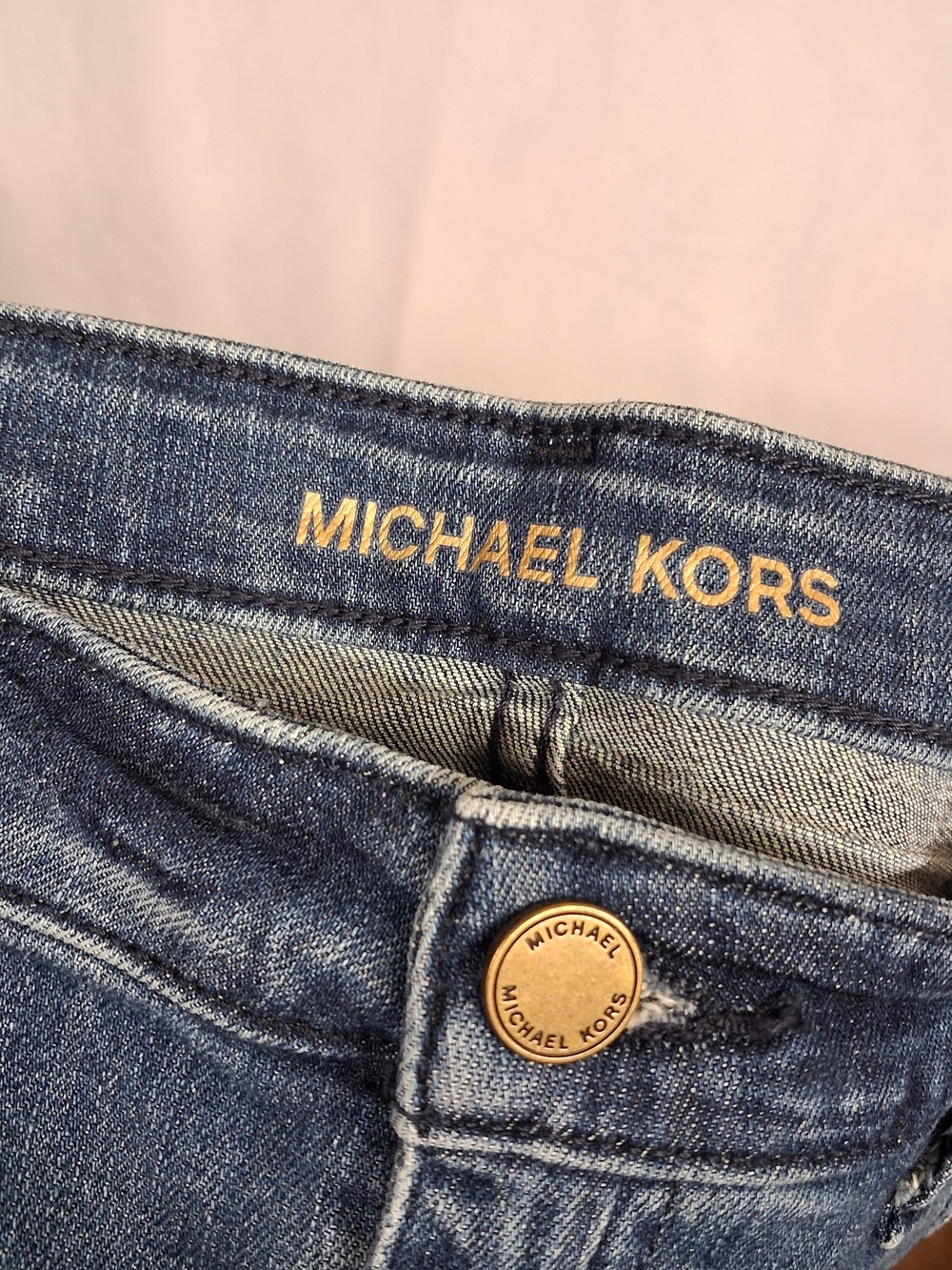 MICHAEL MICHAEL KORS Denim Mini Skirt 6 Small - Picture 2 of 7